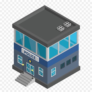 Police station Building - Vector Police 