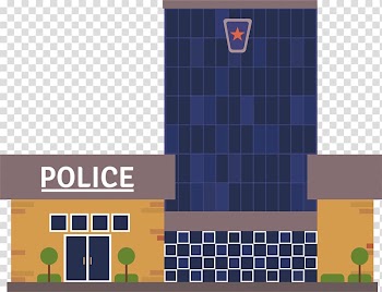 Police station Police officer Handcuffs, Colorful cartoon cabin transparent background PNG clipart
