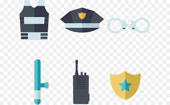 Police station Police officer - Vector Police Station Equipment 