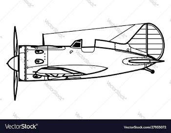 Polikarpov i-16 vector image