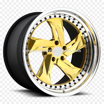 Polishing Car Gold Brushed metal Forging - car wheel png download ...