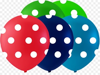 Polka dot Balloon Circle Clip art - avery flag 