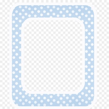 Polka dot Blue Baby announcement Clip art - dot border 