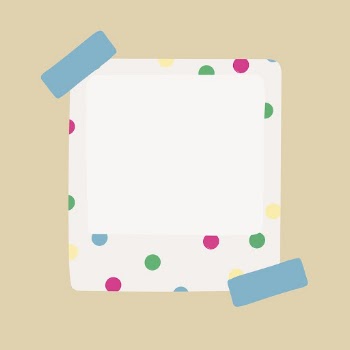 Polka dot frame, instant photo | Free PSD - rawpixel