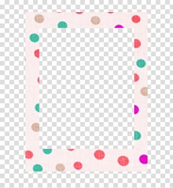 Polka dot Frames Rectangle Point, colorfull blured dots with background transparent background PNG clipart