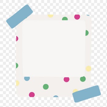 Polka dot png frame, instant | Free PNG Sticker - rawpixel