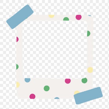 Polka dot png frame, instant | Free PNG Sticker - rawpixel