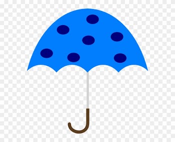 Polka Dot Umbrella Clip Art At Clker - Free Clipart Of Umbrellas