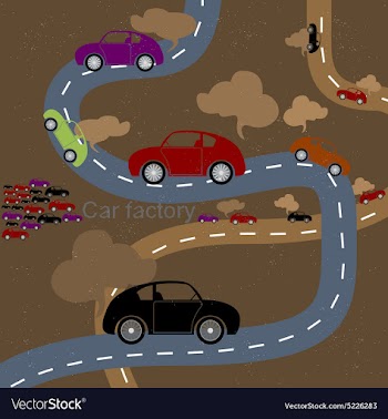 Pollution vector image