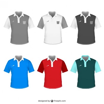 Polo shirt for men Free Vector