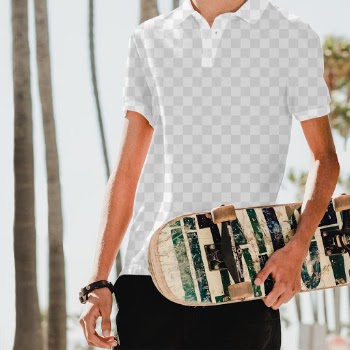 Polo shirt png mockup, teenager boys fashion | Free stock illustration | High Resolution graphic
