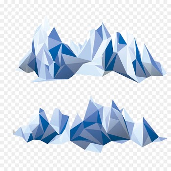 Polygon Mountain Geometry Iceberg - Iceberg pattern polygon 