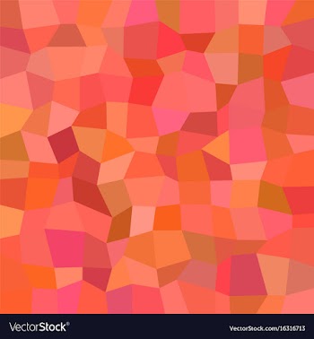 Polygon tile mosaic background - polygonal design vector image