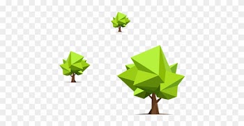 Polygon Tree Low Poly Illustration - Polygon Tree