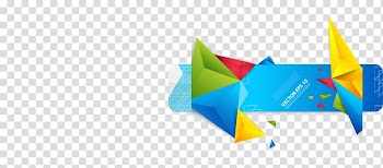 Polygon Triangle Euclidean Illustration, Hand painted colorful scroll transparent background PNG clipart