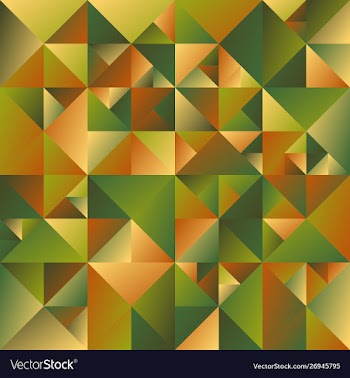 Polygonal colorful minimal gradient triangle vector image