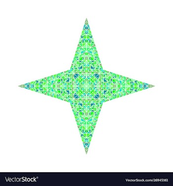 Polygonal geometrical colorful abstract tiled vector image