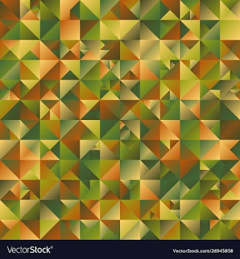 Polygonal geometrical colorful triangle vector image