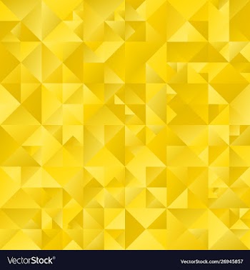 Polygonal golden abstract geometrical triangle vector image