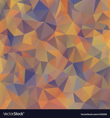 Polygonal mosaic background vector image