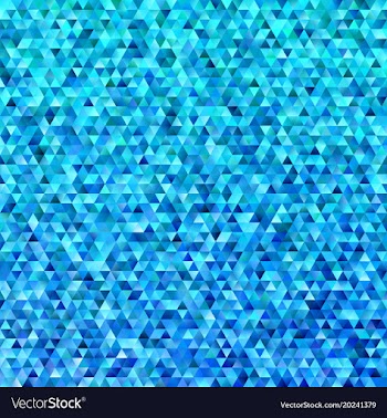 Polygonal mosaic triangular polygon pattern vector image