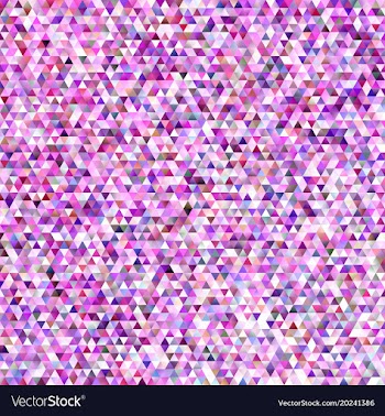 Polygonal mosaic triangular polygon pattern vector image