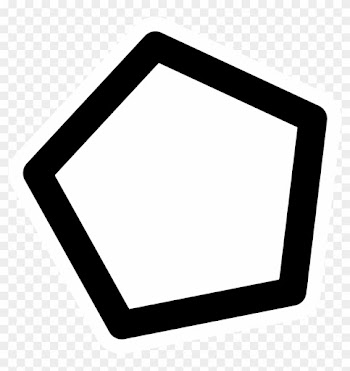 Polygons Cliparts Borders - Polygon Tool In Paint