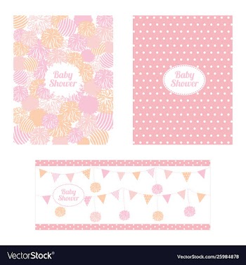 Pom pom bashower vector image