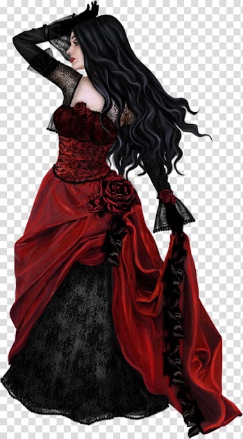Pomba Gira Gothic architecture Umbanda, Female Vampire transparent background PNG clipart