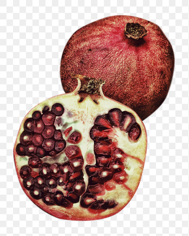 Pomegranate fruit png sticker, transparent | Free PNG - rawpixel
