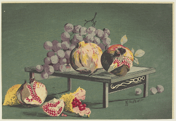 Pomegranates and GrapesOriginal from the Minneapolis | Free Photo - rawpixel