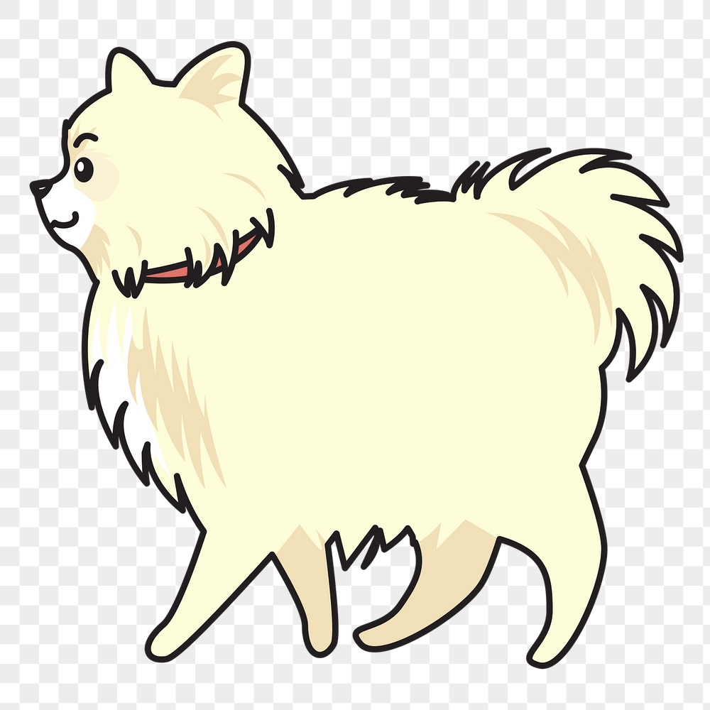 Pomeranian dog png sticker, animal | Free PNG - rawpixel