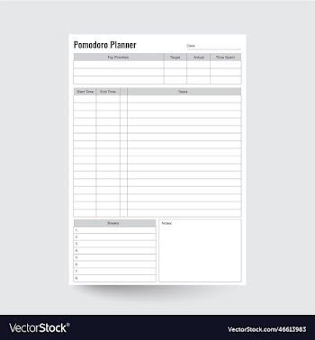 pomodoro planner