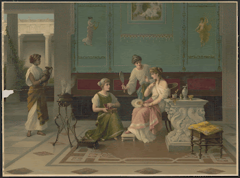 Pompeiish scene [inside] | Free Photo - rawpixel
