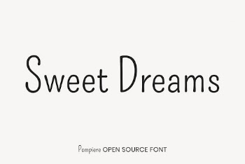 Pompiere open source font by Karolina | Free Font Add-on - rawpixel