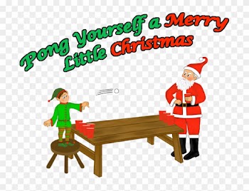 Pong Yourself A Merry Little Christmas - Santa Claus Beer Pong