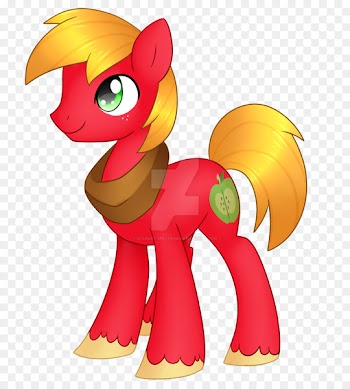 Pony Big McIntosh Applejack Equestria Daily Illustration - snarky vector 