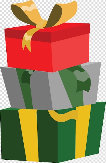 Pony Christmas presents credit free , several gifts illustration transparent background PNG clipart