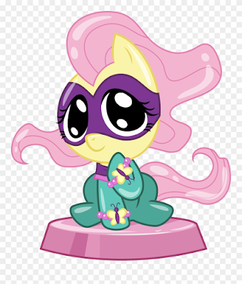 Pony Clipart Saddle - Fluttershy My Little Pony Pocket Ponies Part ...