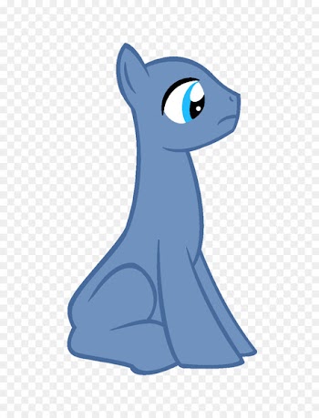 Pony Colt Whiskers Stallion Applejack - base 