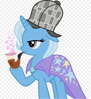 Pony Detective Trixie Image Illustration - trixie vector 