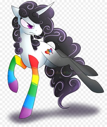 Pony Horse Alpha compositing Horn Unicorn - unicorn hair 