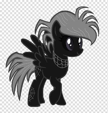 Pony Horse Cat Cartoon White, halloween theme transparent background PNG clipart