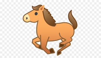 Pony Horse Emoji Noto fonts Clip art - horse 