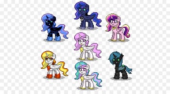 Pony Horse Princess Luna Songbird Serenade Winged unicorn - horse 