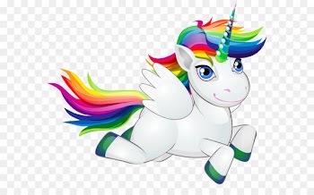 Pony Horse Rainbow Unicorn Clip art - Cute Rainbow Pony PNG Clip Art Image 