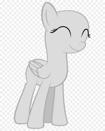 Pony Horse Smile DeviantArt Sketch - horse 