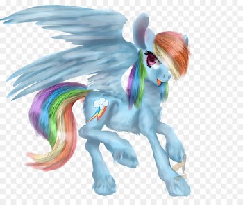 Pony Horse Unicorn Cartoon - live to old age in conjugal bliss 