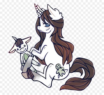Pony Horse Unicorn Illustration - Vector Unicorn and dolls 