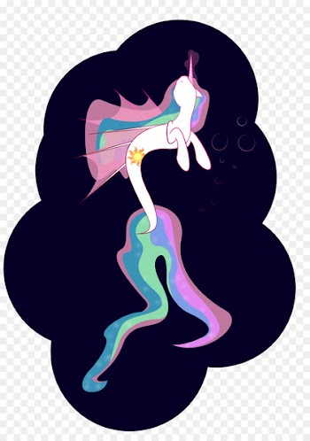 Pony Princess Celestia Rainbow Dash Drawing Winged unicorn - sea 
